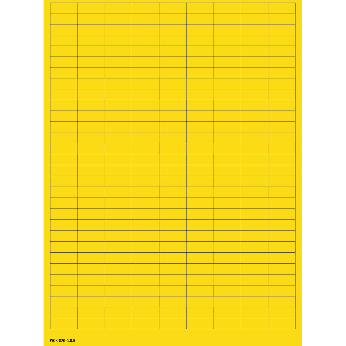 Beschriftbare Etiketten auf Bögen - 8 x 20 mm - B-500