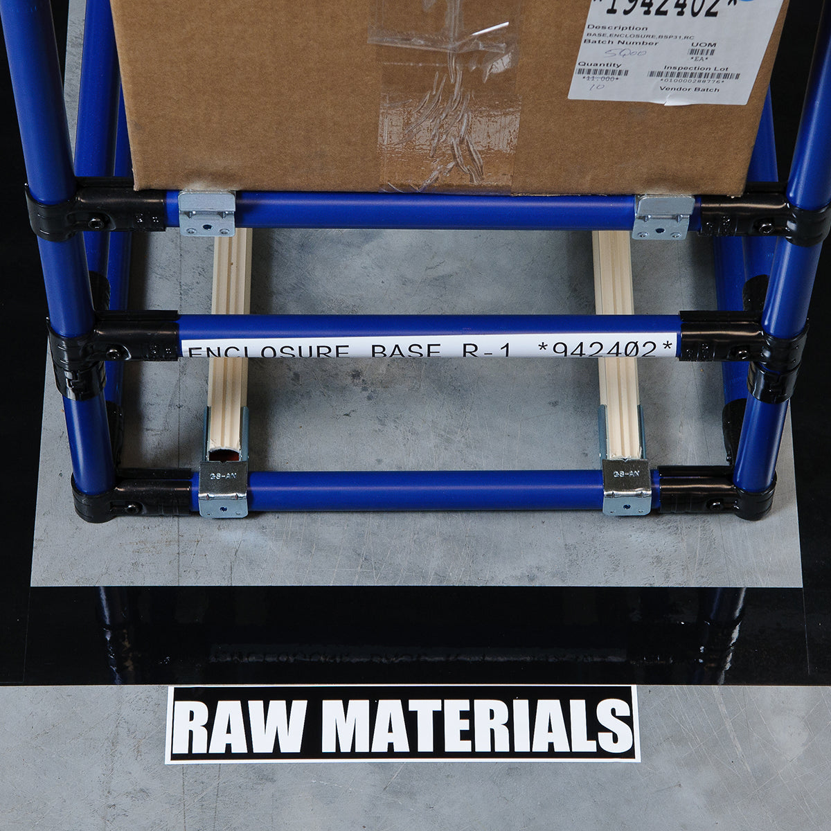 Bodenmarkierung - 50,8mm Schwarze Toughstripe Polyster