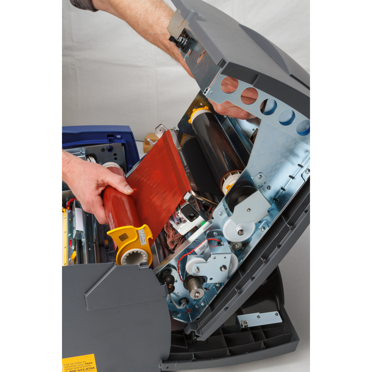 BBP85 Farbband 220mm, vierfarbig, 200mm Panele : Schwarz/Rot/Blau/Gelb