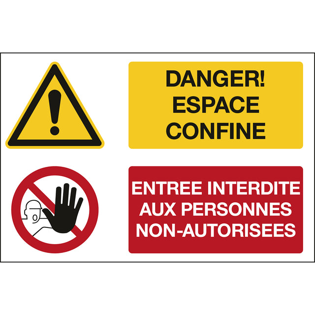 Allgemeine Warnung/Kein Zutritt – Sicherheitsschild