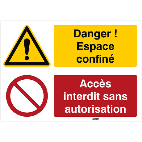 Allgemeines Warnschild und allgemeines Verbotsschild – ISO 7010
