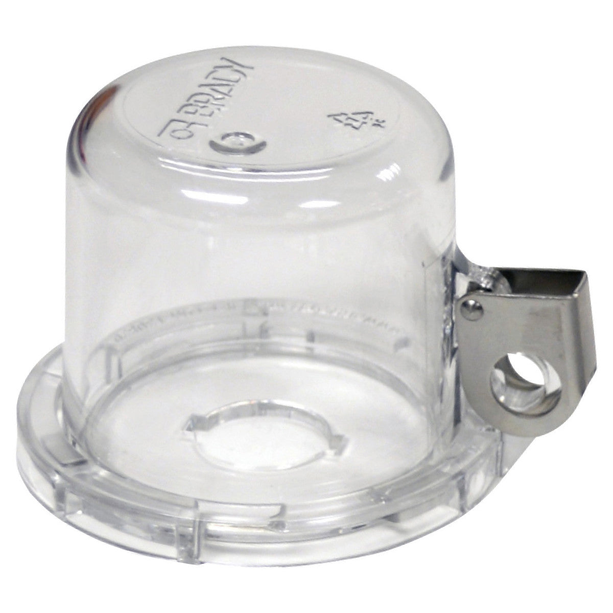 Dispositif de verrouillage pour boutons poussoirs (16 mm), transparent, avec couvercle standard
