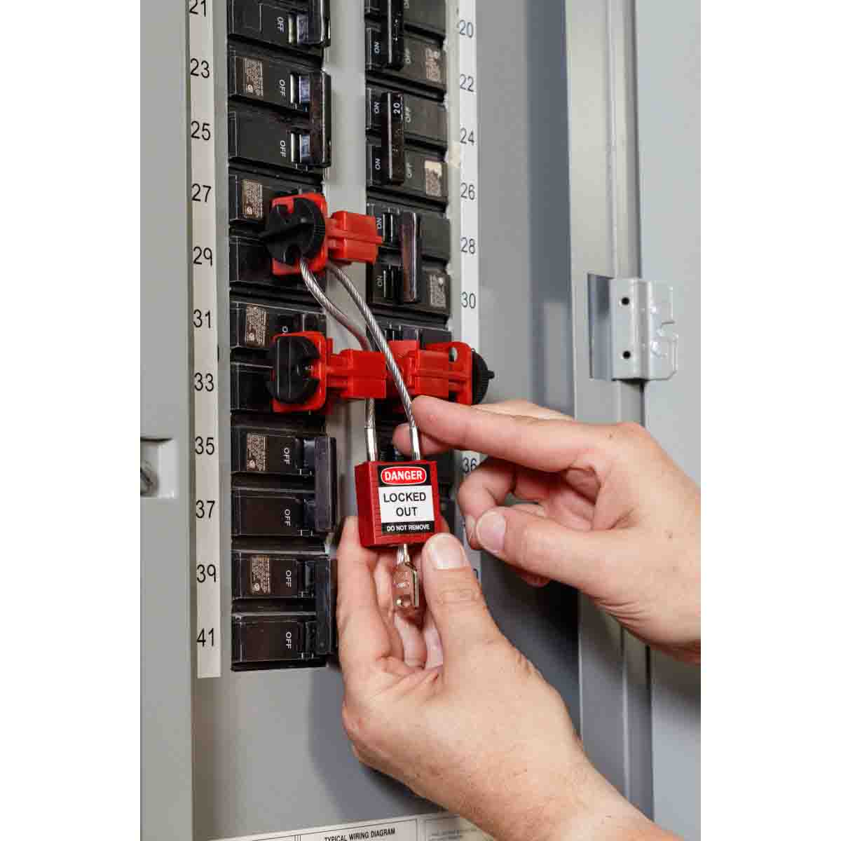 Kompakte Sicherheitsschlösser - mit Kabelbügel