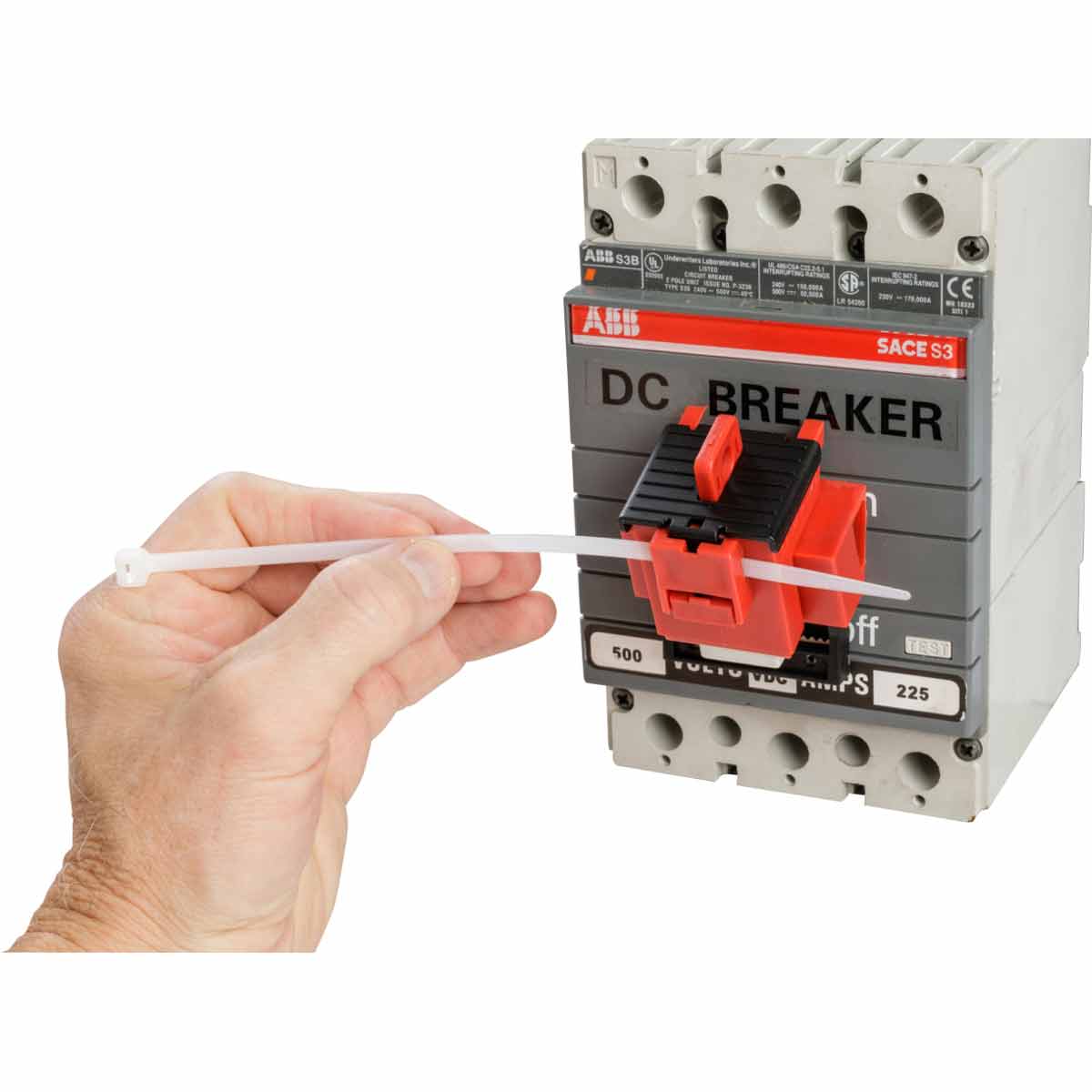 TagLock Schutzschalter-Verriegelung: 480/600V Klemmverriegelung