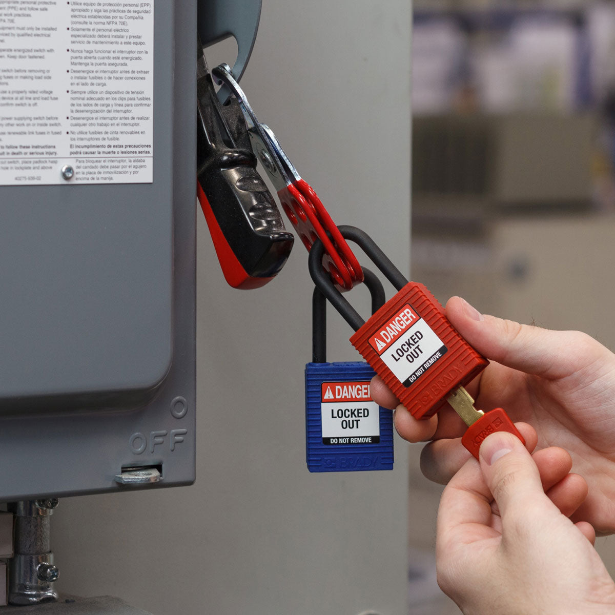 SafeKey padlocks - nylon