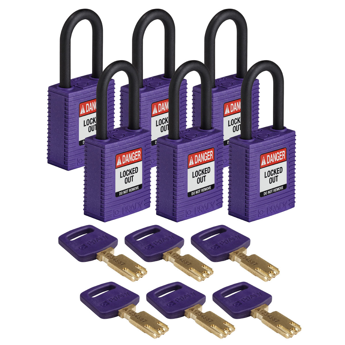 SafeKey padlocks - nylon