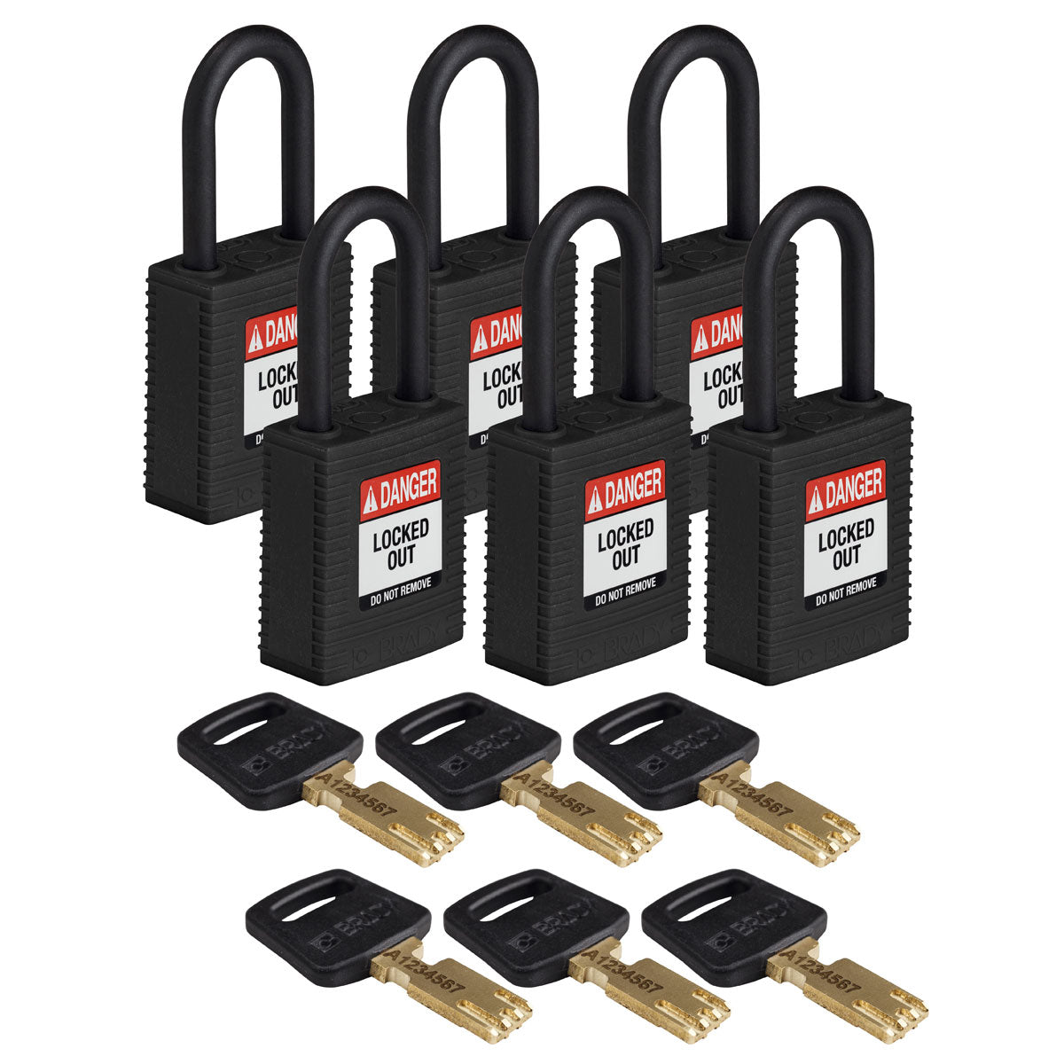 SafeKey padlocks - nylon