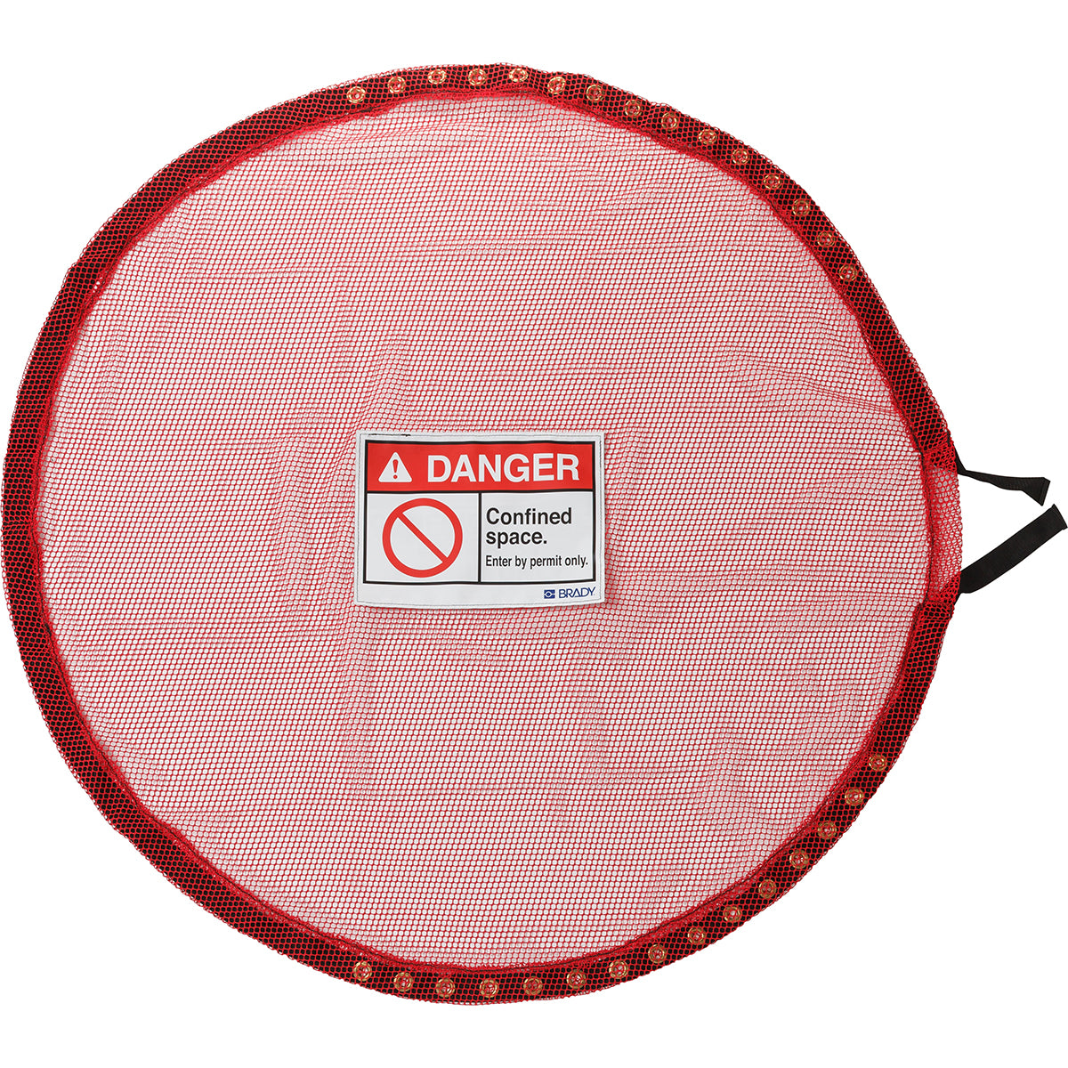 Lockable mesh cover, red, confined space - XL