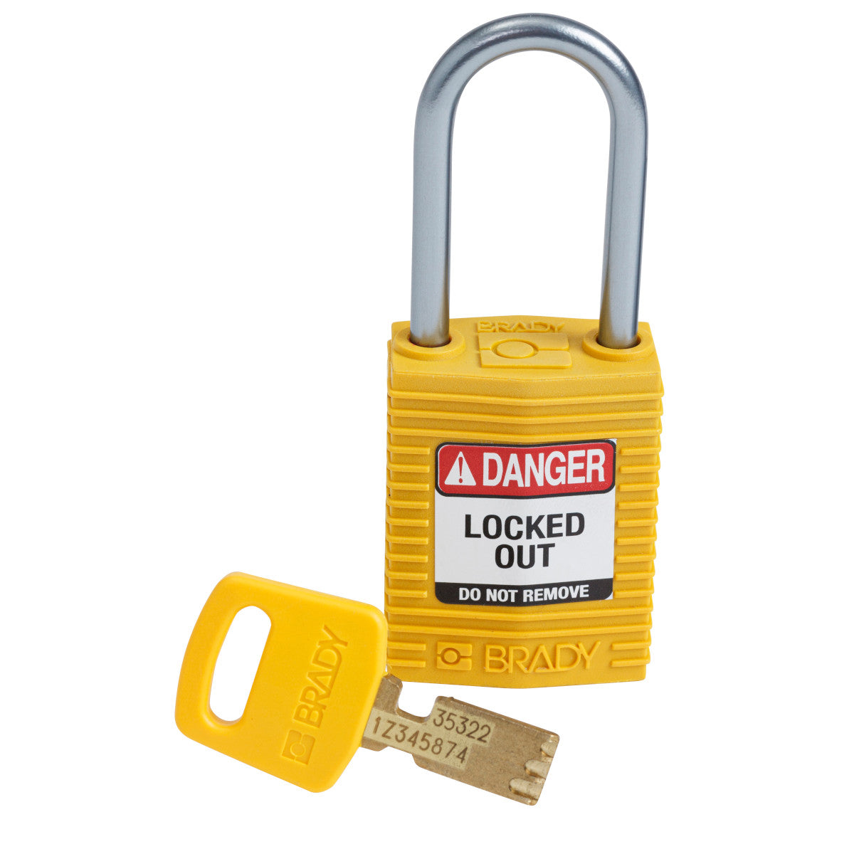 SafeKey Compact nylon padlocks with aluminum shackle for lockout applications