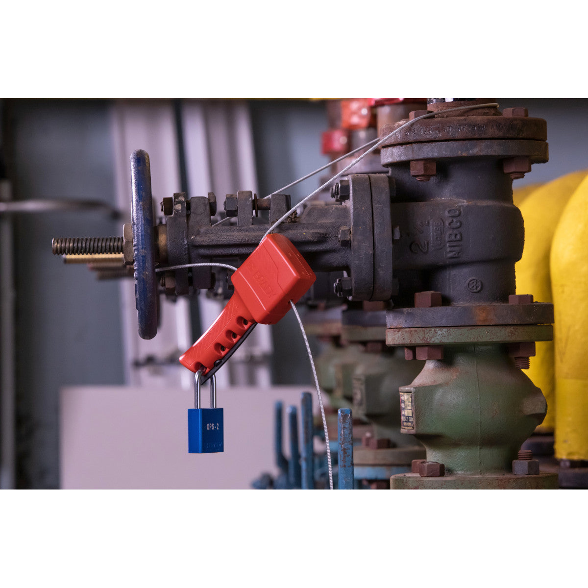 Allzweck-Kabelverriegelungssystem mit ummanteltem Stahlkabel, 4,57 m