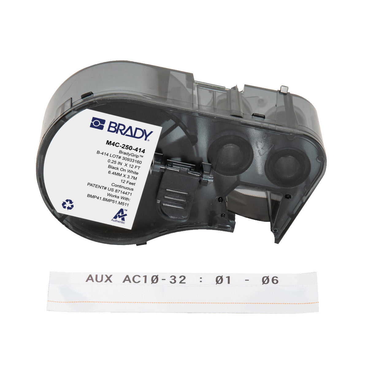 BradyGrip bedruckbares Klettband für M410/BMP41/M510/BMP51/M511