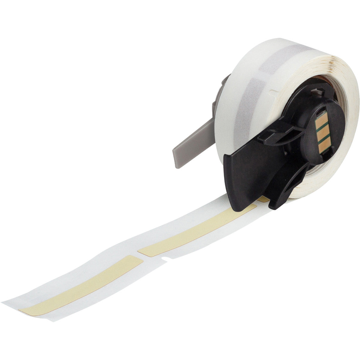 Bernsteingelbe Polyimid-Etiketten mit matter Oberfläche, beständig gegen hohe Temperaturen, für M610, M611, BMP61, M710 (mit Medienadapter) und BMP71 (mit Medienadapter)