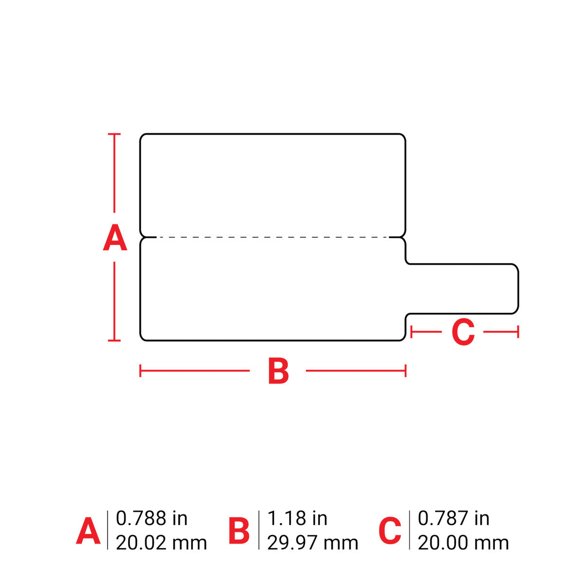 Etikettenfahnen aus Polypropylen für M611, M610 und M710