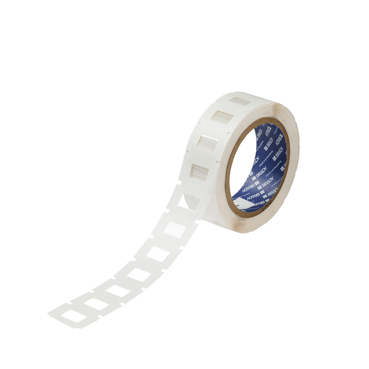 Ein transparentes Polyesteretikett mit einem durchsichtigen Kleberand