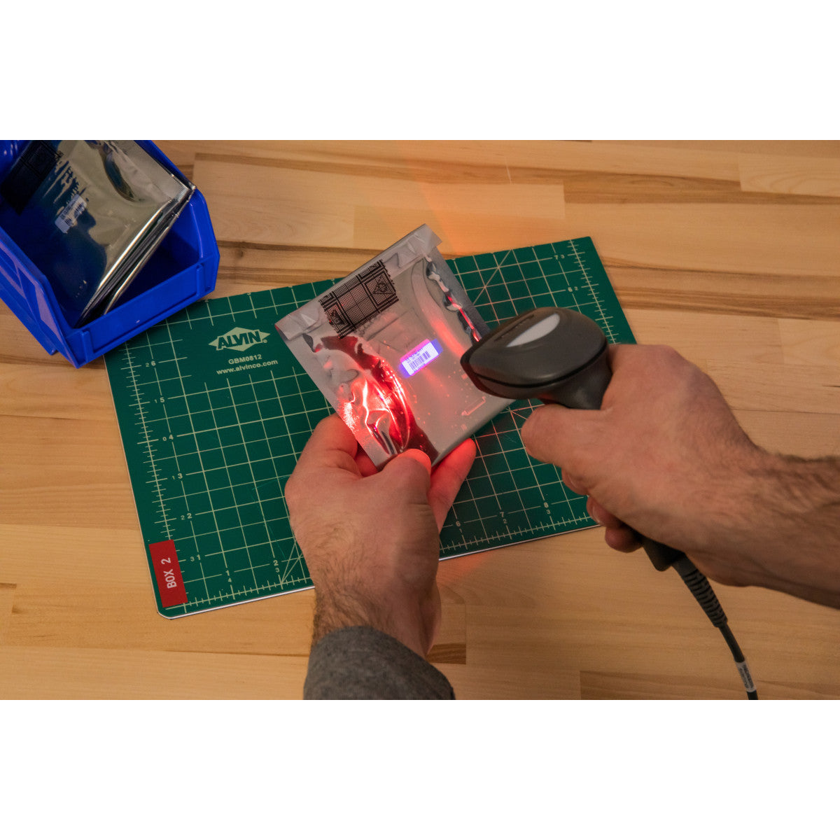 CR1500 kabelgebundenes Hand-Barcode-Lesegerät mit Ständer - 1D, 2D, QR-Code