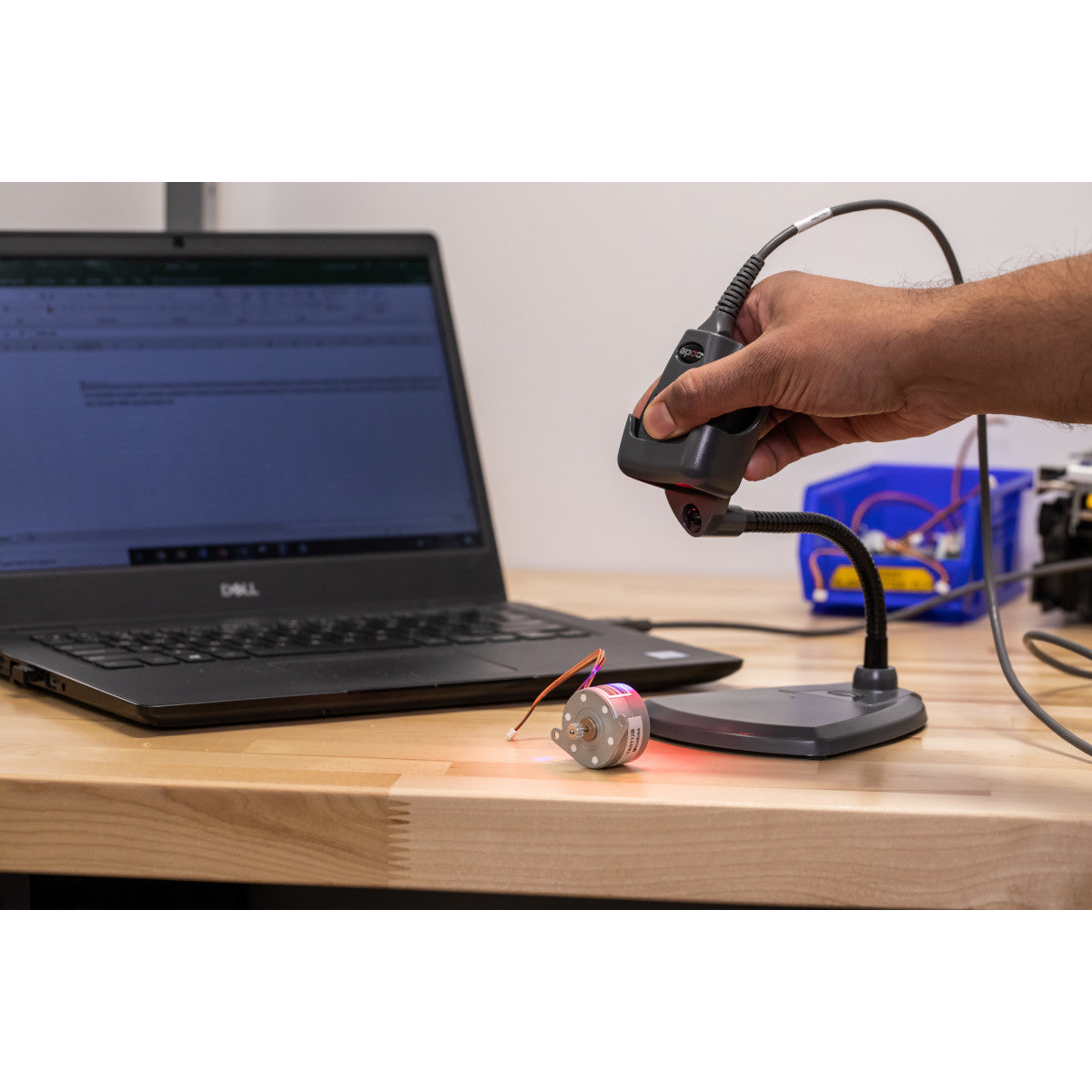 CR1100 Barcode-Lesegerät mit Ständer