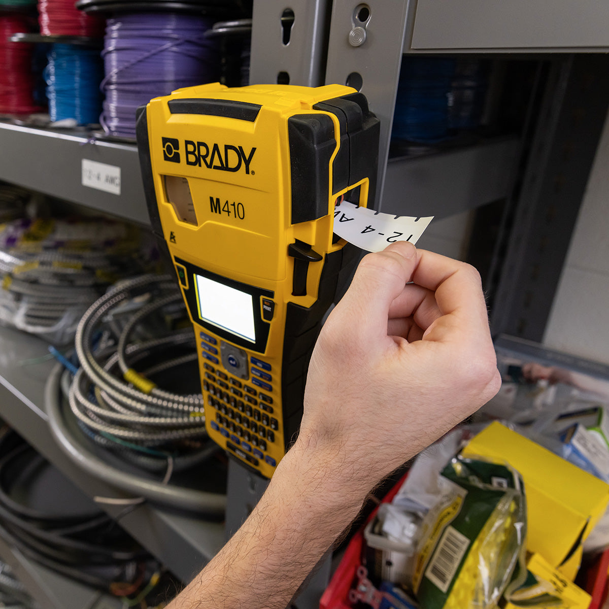 M410 Set für tragbare Etikettendrucker EU