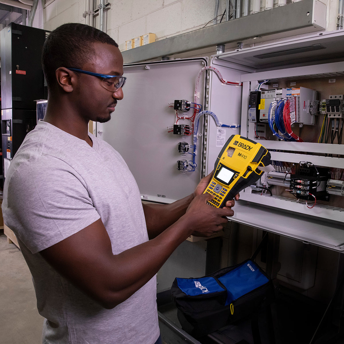 M410 Set für tragbare Etikettendrucker EU