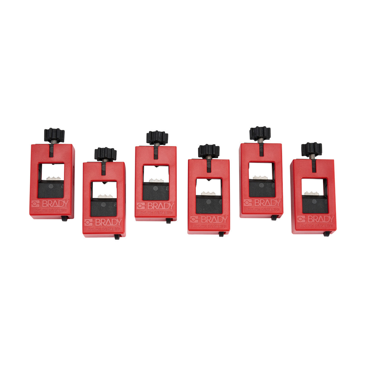 Flache Schutzschalterverriegelung - 6St.