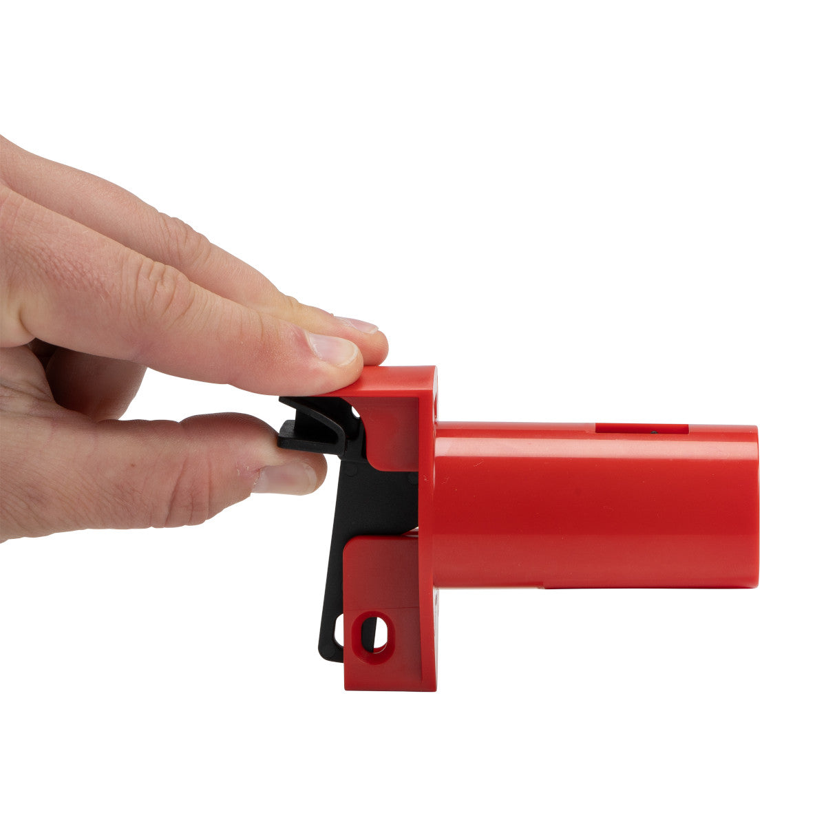 Absperrvorrichtung für Ladeanschlüsse von Elektrofahrzeugen, NACS