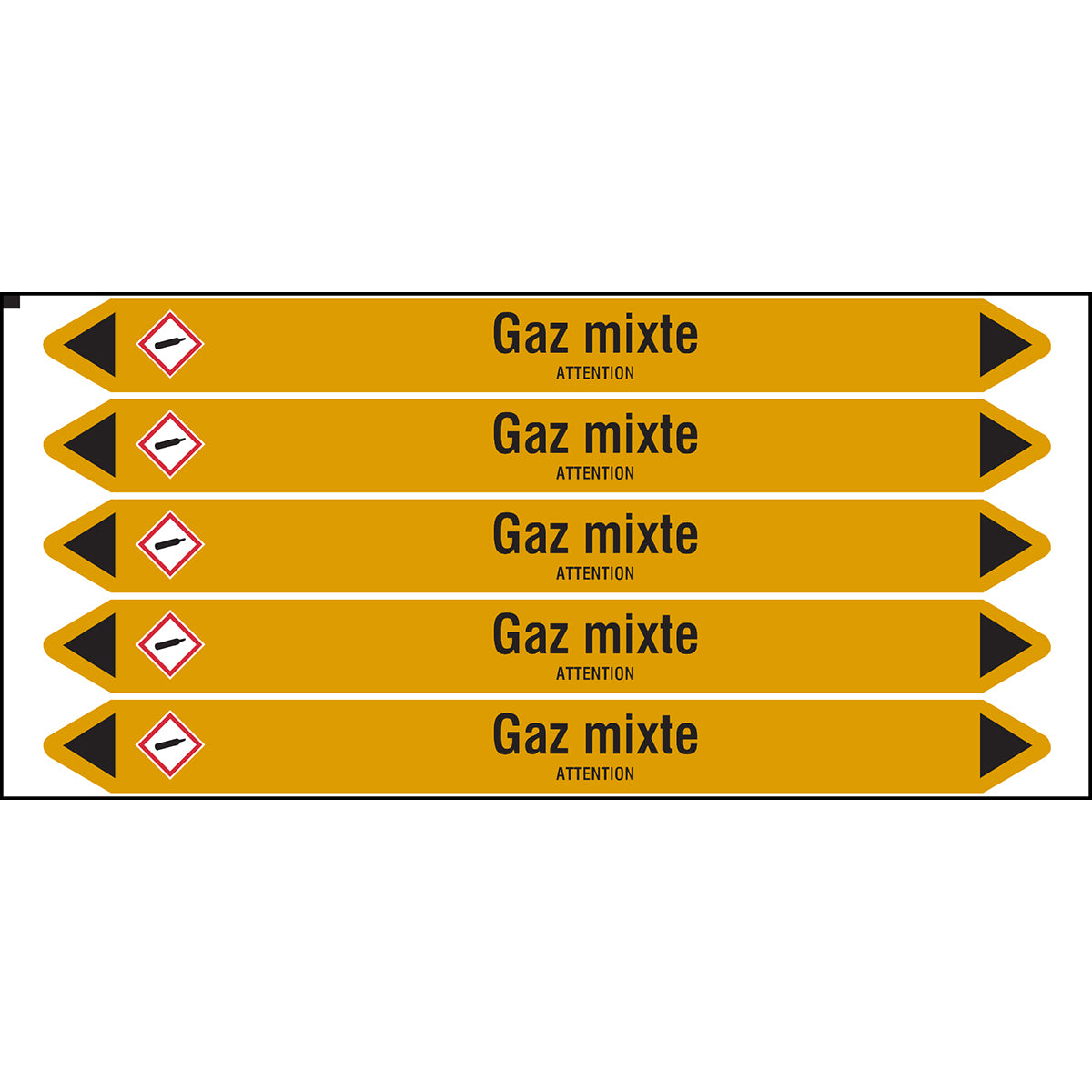 Marqueurs individual sur carte with flèches predécoupées, with pictogrammes (product francophone)