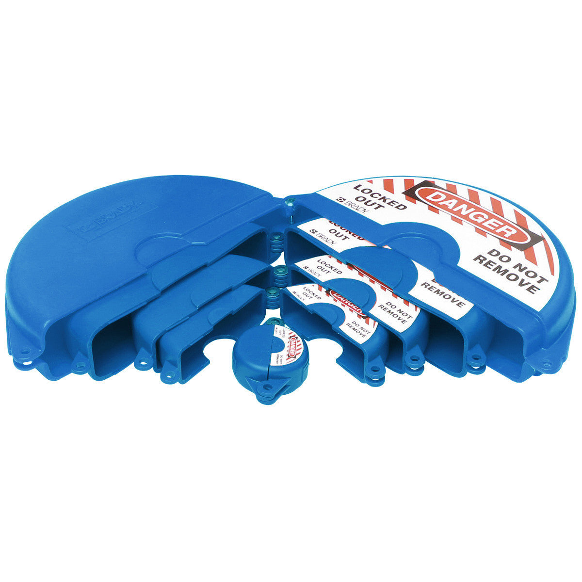 Absperr-Set für Durchgangsventile – blau