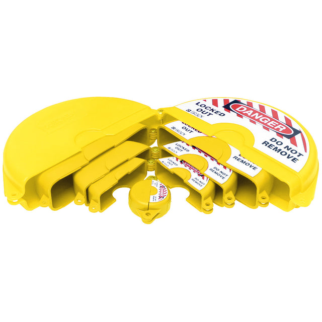 Absperr-Set für Durchgangsventile – gelb