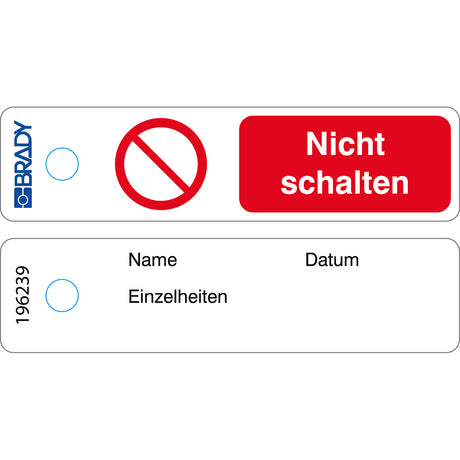 Mini-Anhänger – Nicht schalten – DE