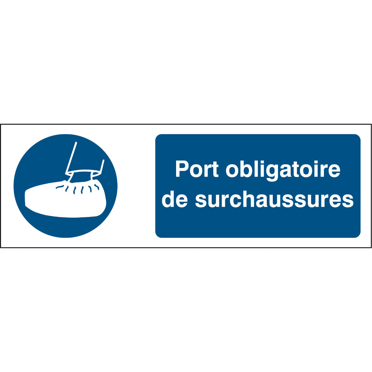 Gebotsschilder - Überschuhe benutzen