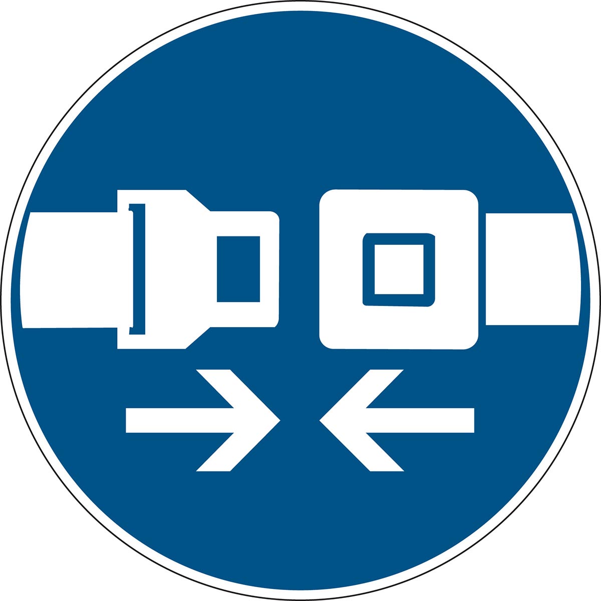 Gebotsschilder - Sicherheitsgurt benutzen