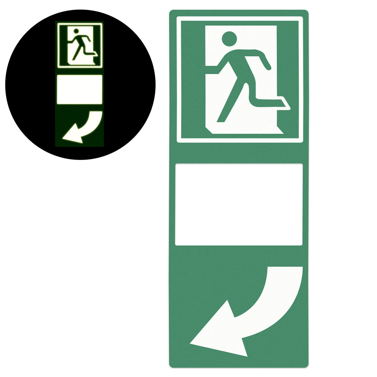 Türgriffhinterlegung, nach links weisend