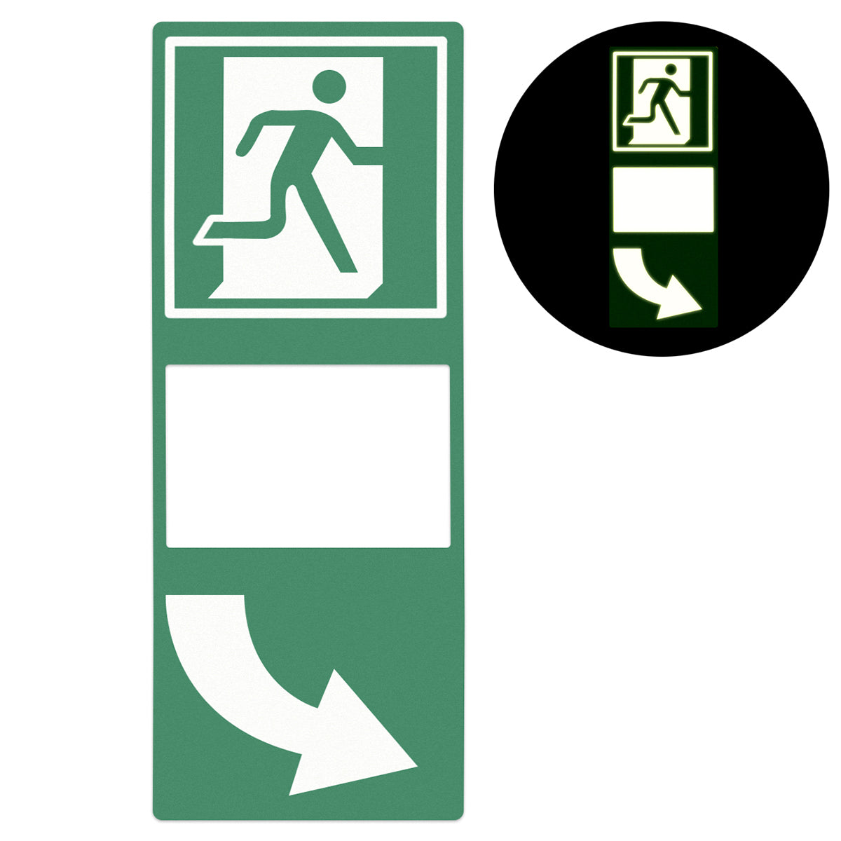 Türgriffhinterlegung, nach rechts weisend