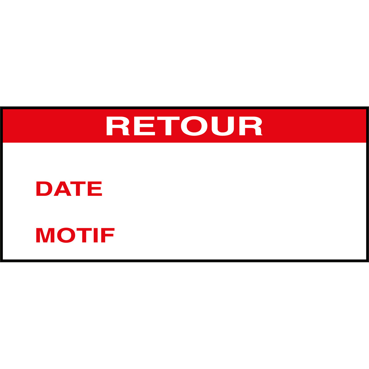 Etiquettes à compléter - Divers (produit francophone)