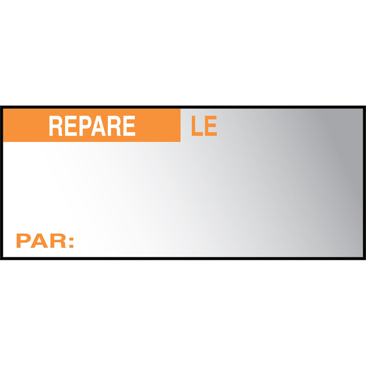 Labels complete with aluminum (francophone product)