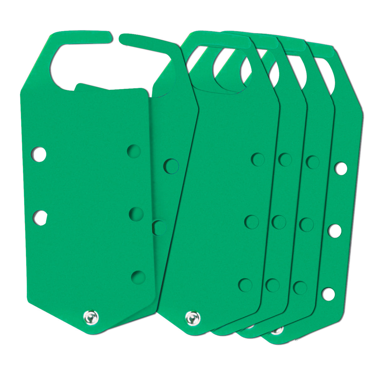 Sicherheits - Blockierbügel, blanko, Grün