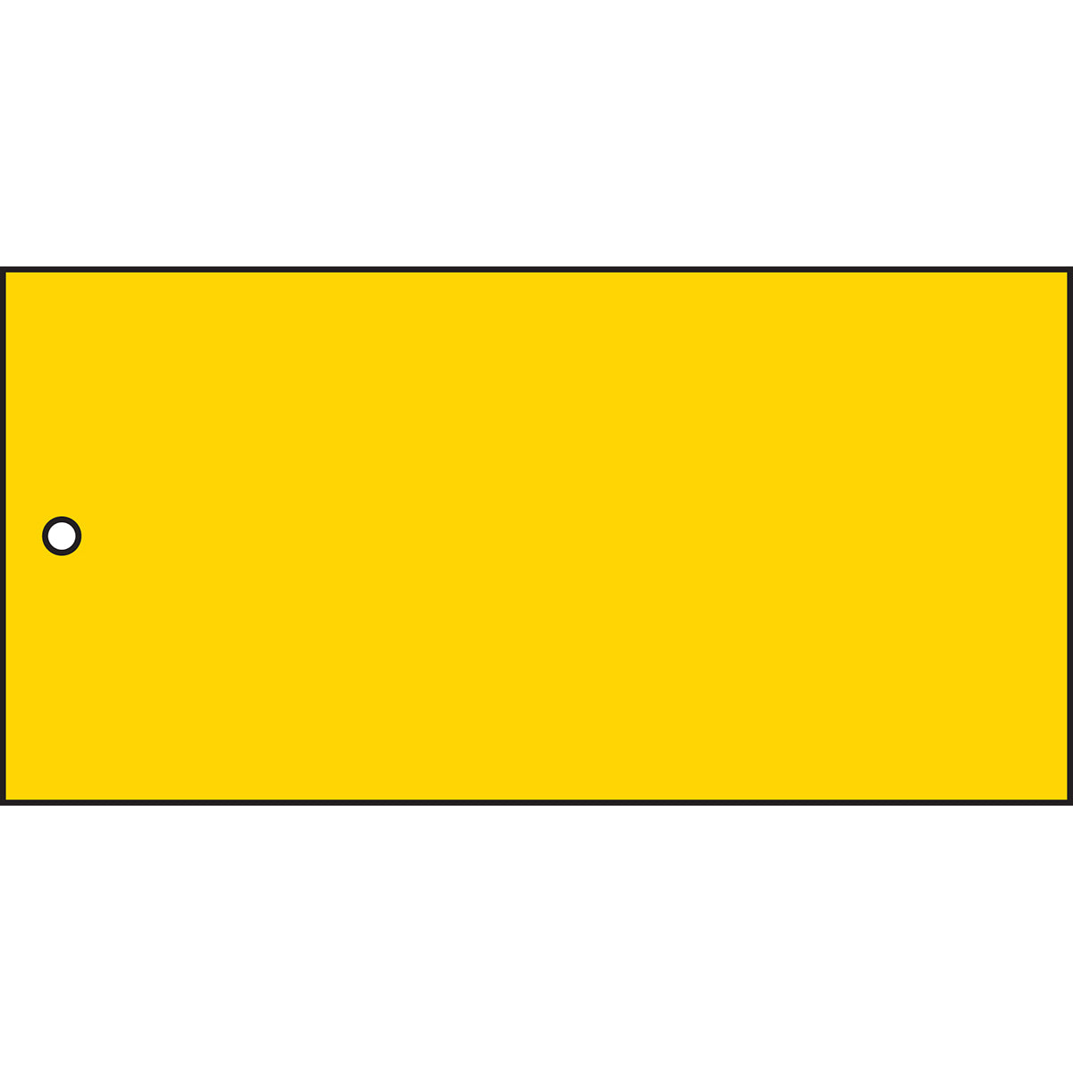 Anhänger zur Qualitäts und Materialkontrolle "blanko"