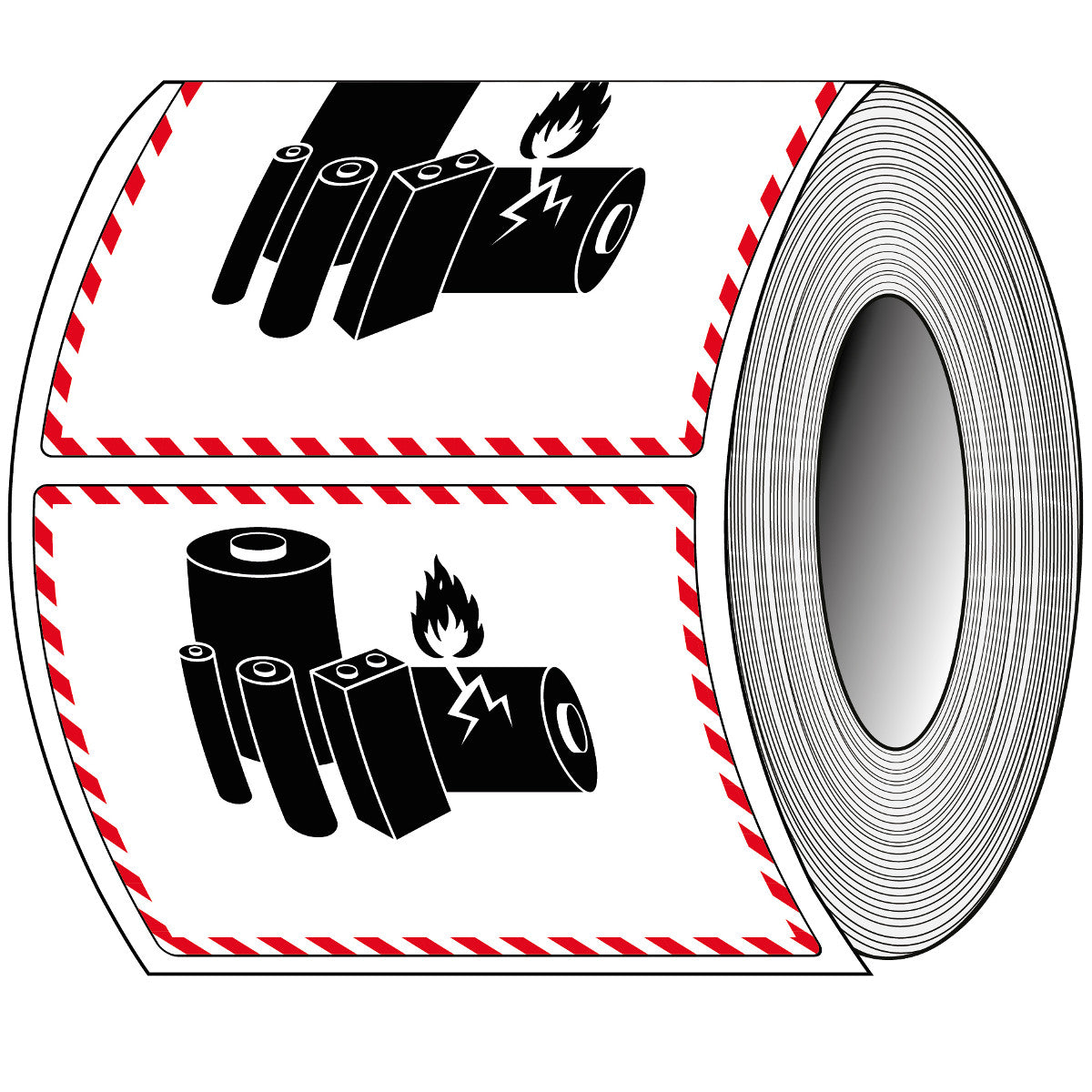 Verpackungsetikett für Lithium-Ionen-Batterien