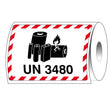 UN-3480- Verpackungsetikett für Lithium-Ionen-Batterien