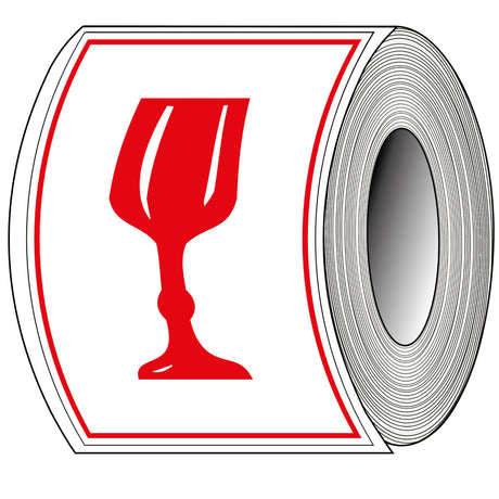 Zerbrechlich – Verpackungsetikett