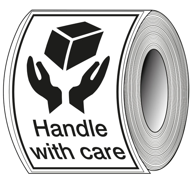 Vorsichtig handhaben – Verpackungsetikett