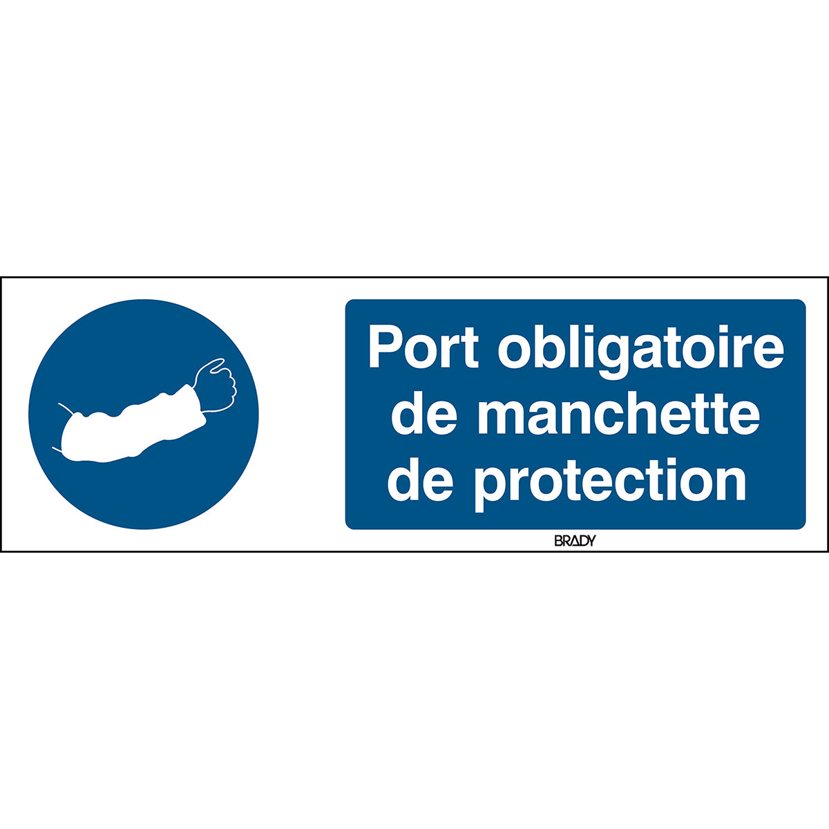 ISO Sicherheitskennzeichnung - Armschutz benutzen