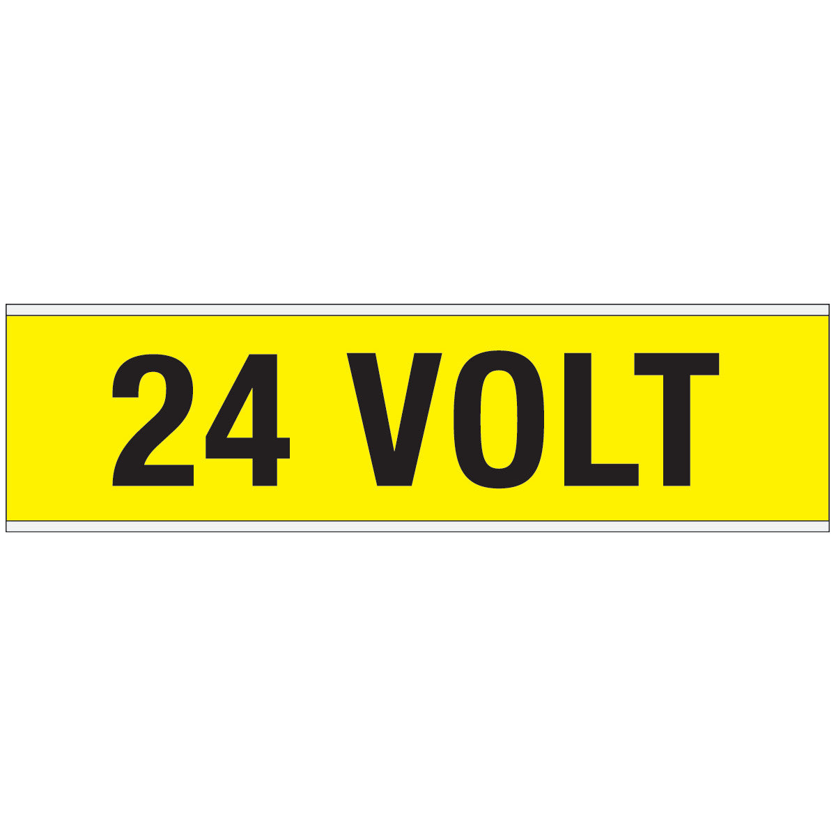 Warnschilder für die Spannungskennzeichnung - 24 VOLT