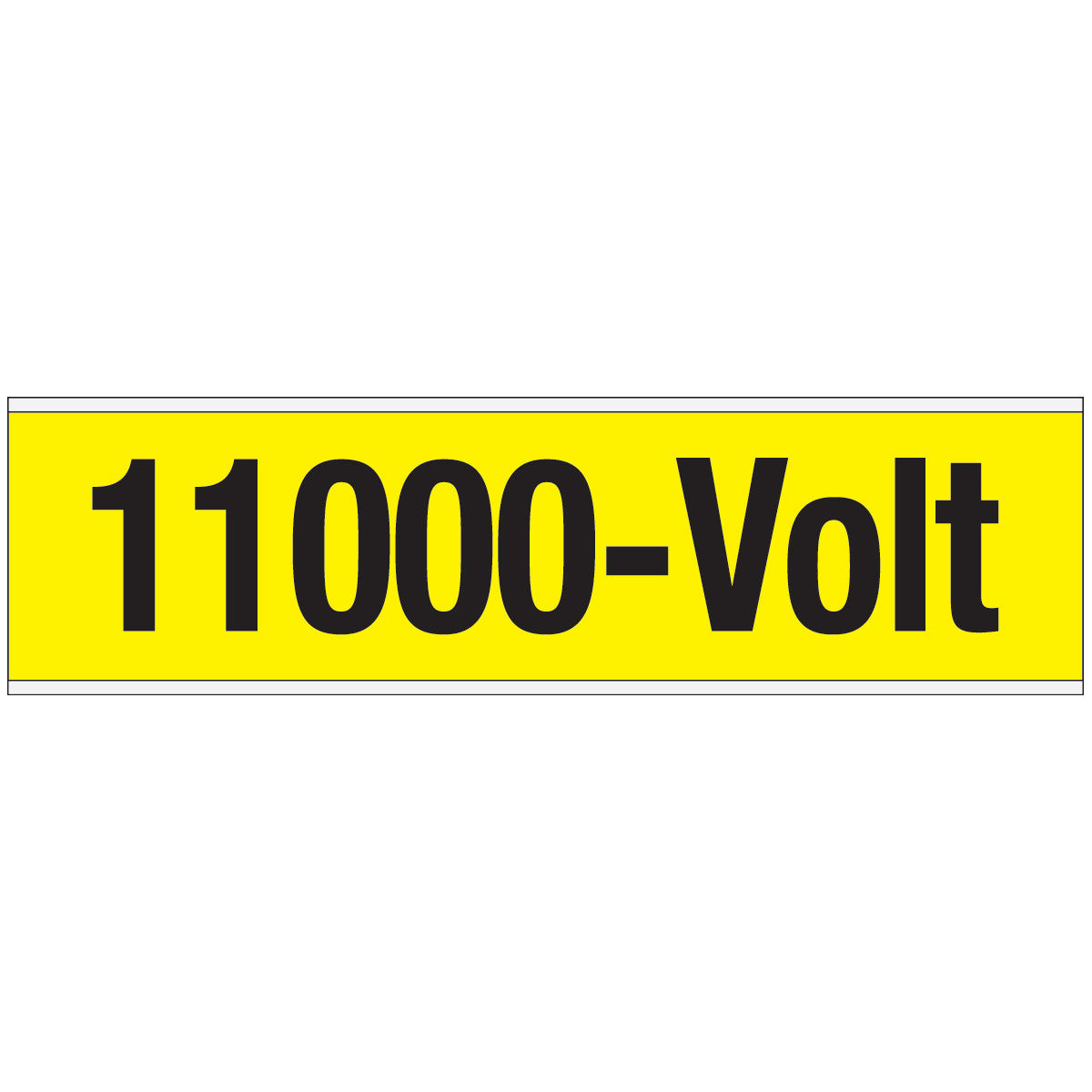 Warnschilder für die Spannungskennzeichnung - 11000-Volt