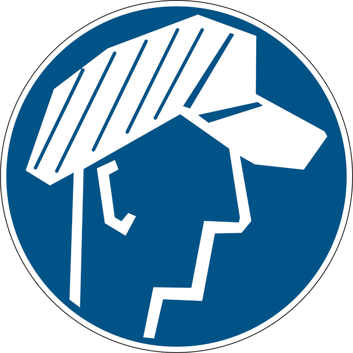 Gebotsschilder - Schutzhaube benutzen