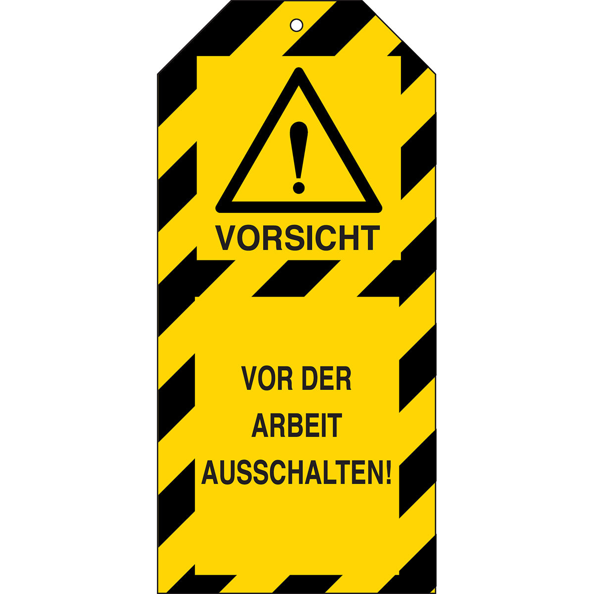 Tagout: Anhänger für Warnhinweise
