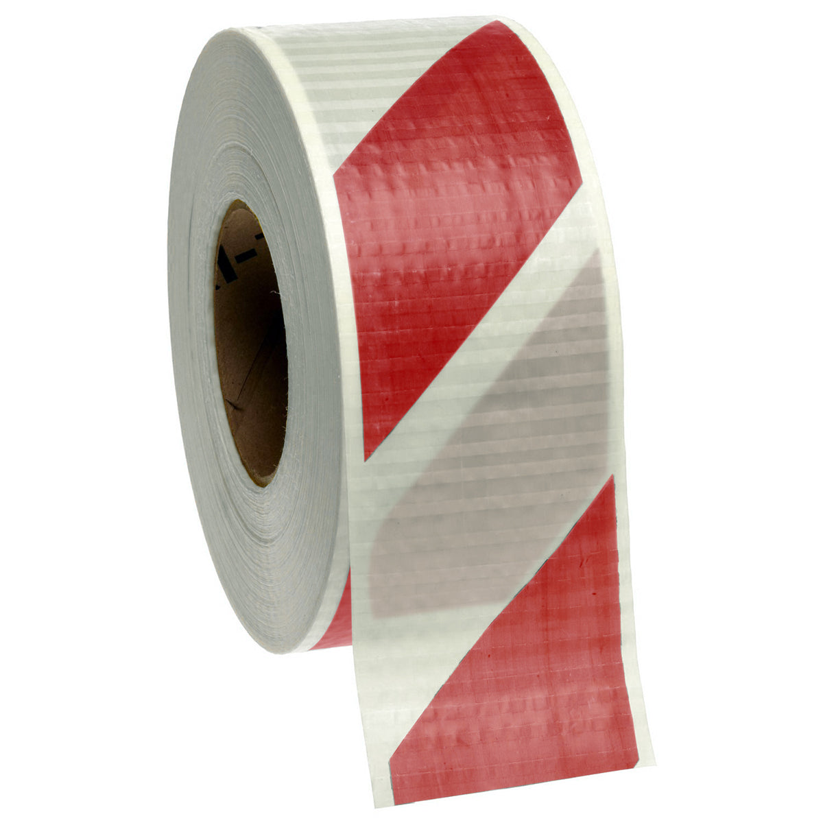 Verstärktes Absperrband - Rot/Weiß - 75 mm x 100 m