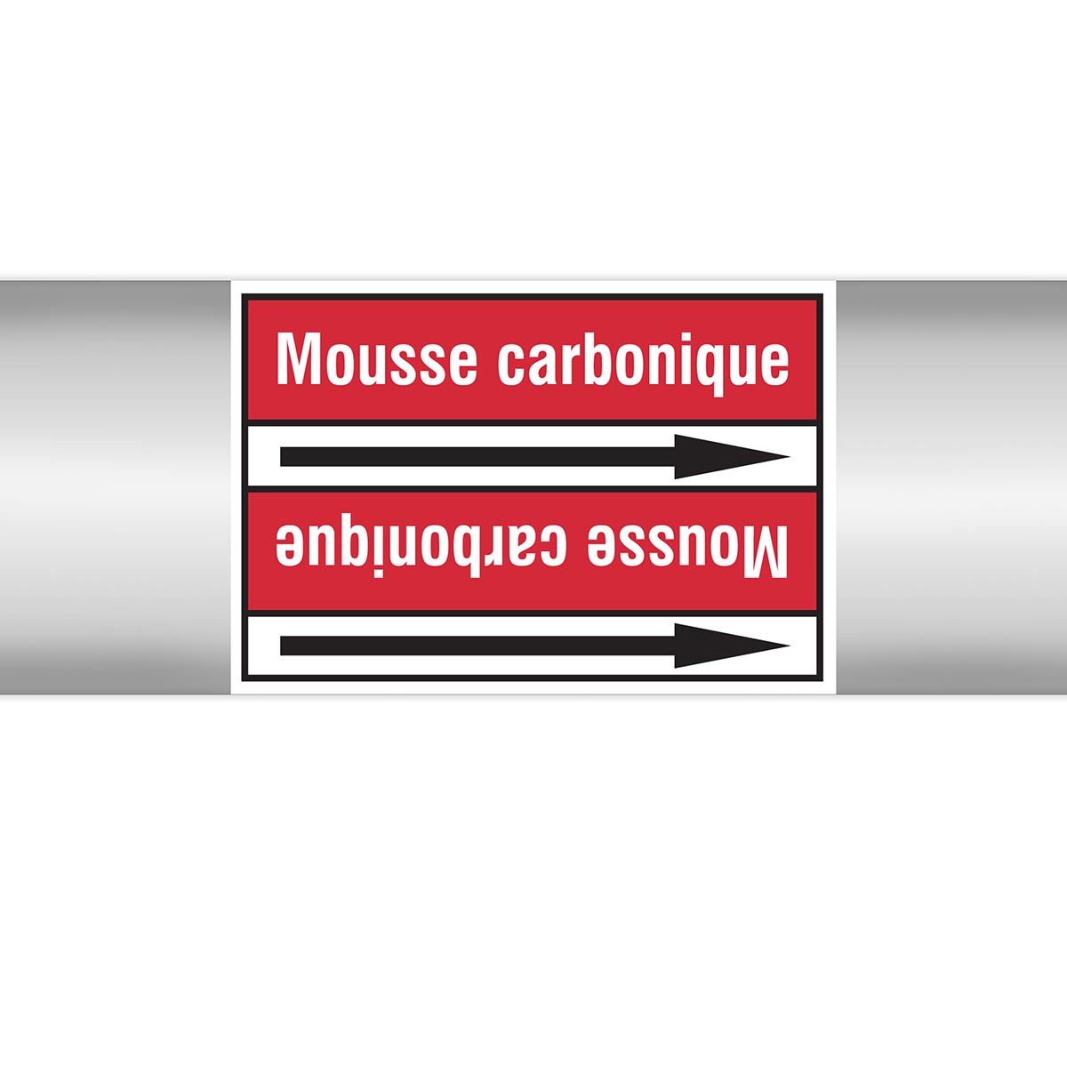 Marqueurs en rouleau continu, sans pictogramme - Mousse carbonique (product francophone)
