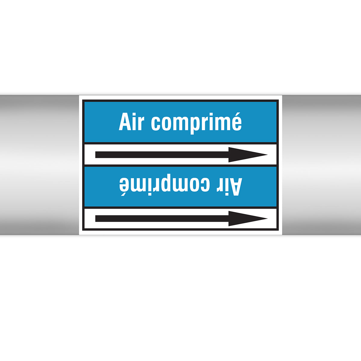 Marqueurs en rouleau continu, sans pictogramme - Air comprimé (produit francophone)