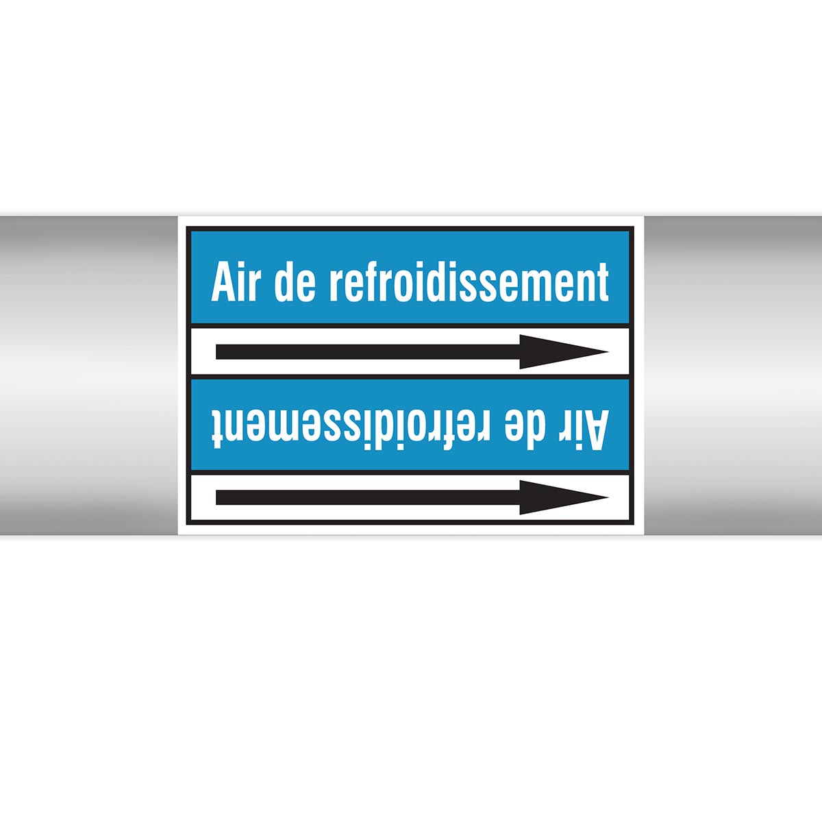 Marqueurs en rouleau continu, sans pictogramme - Air de refroidissement (produit francophone)