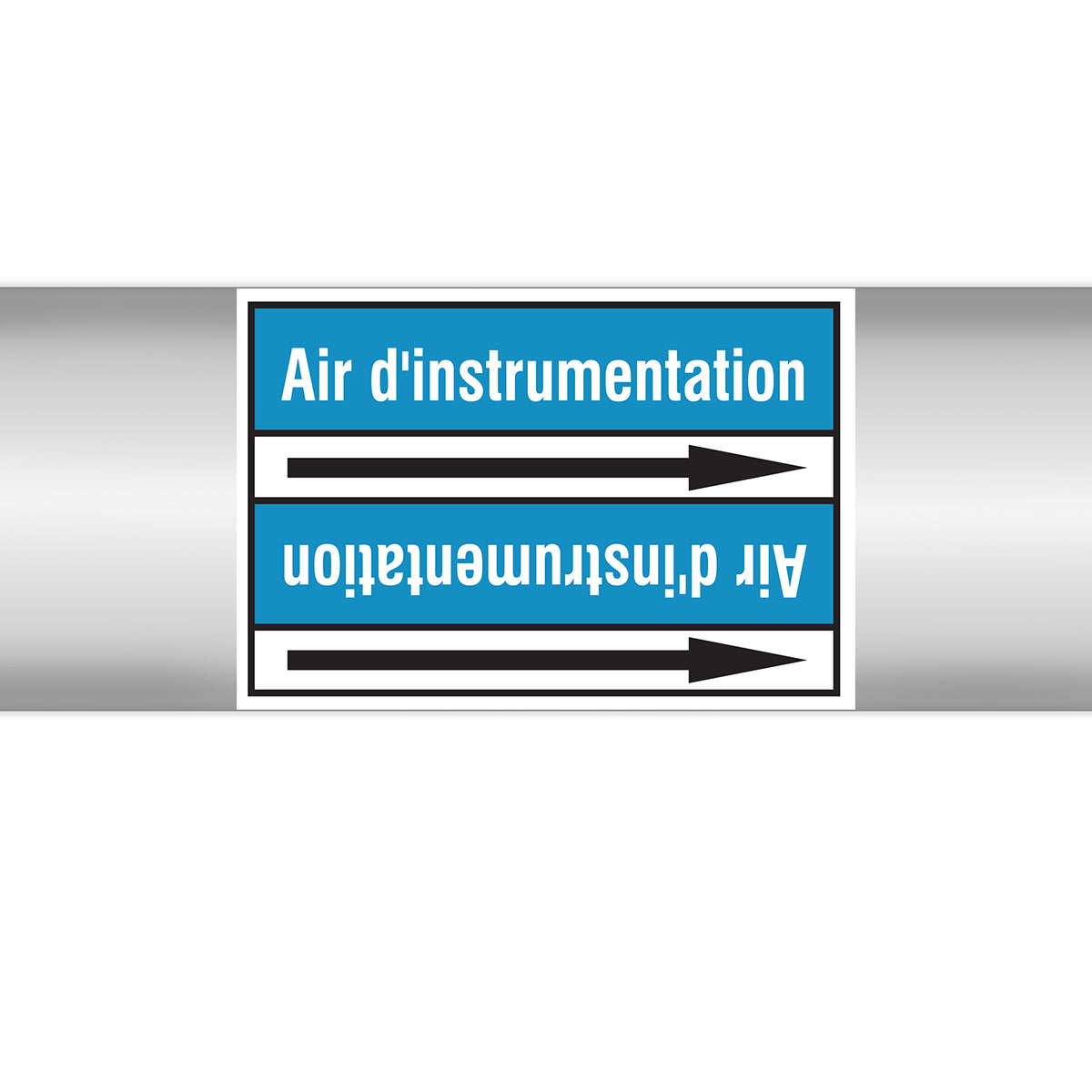 Marqueurs en rouleau continu, sans pictogramme - Air d'instrumentation (produit francophone)